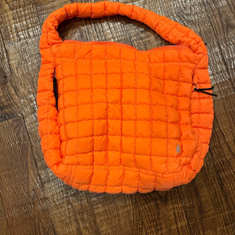 FP Movement by Free People Orange Quilted Shoulder Bag
